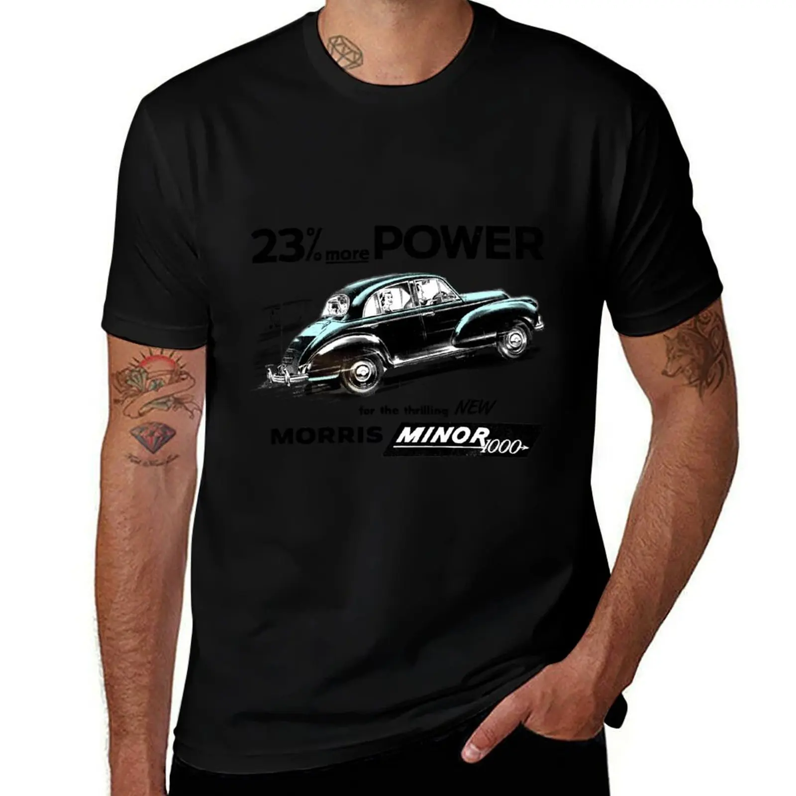 MORRIS MINOR T-Shirt Casual Street Style Short Sleeve Tee T-Shirt