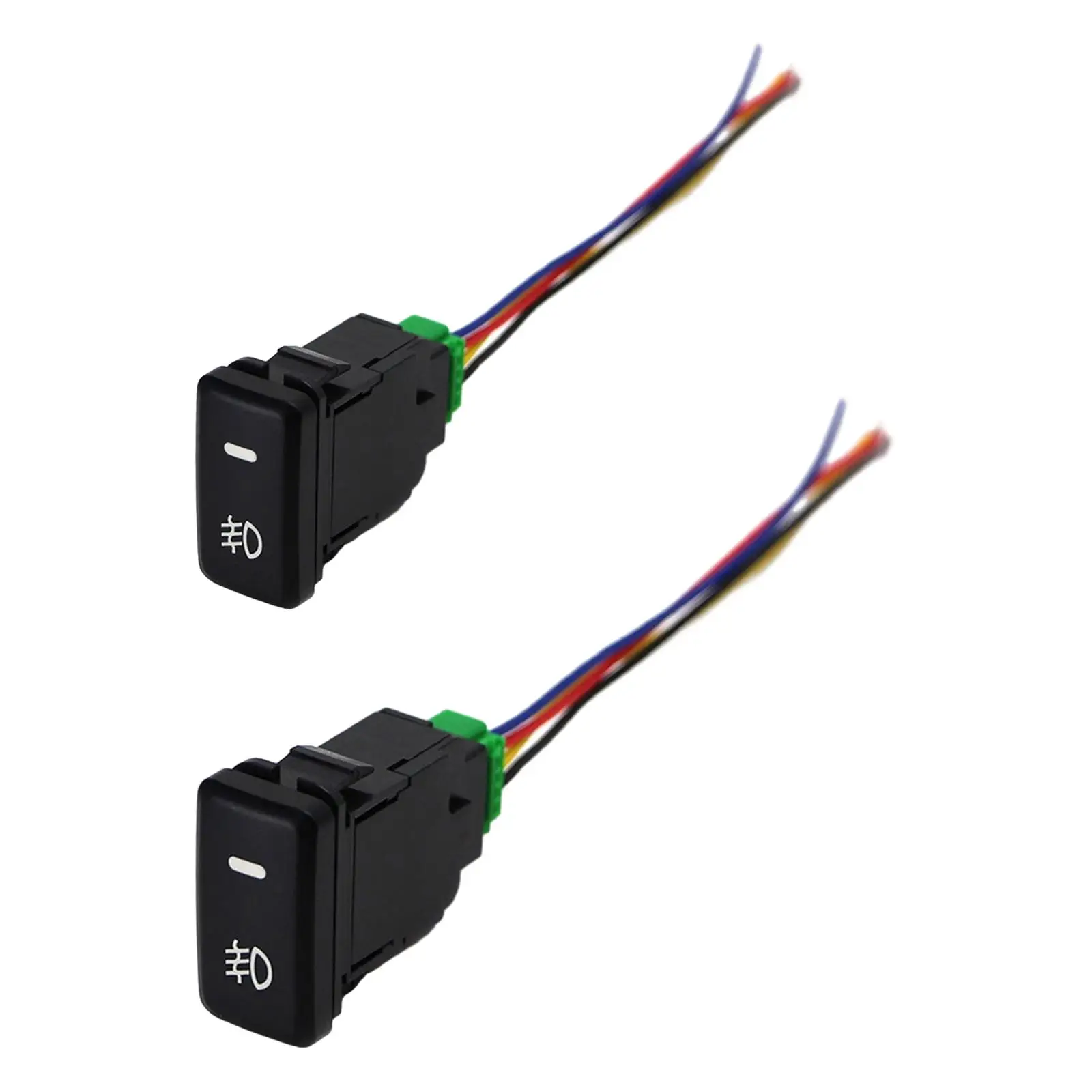 

Нажимной переключатель, противотуманные аксессуары для автомобиля от 12 до 24 В, 4 провода, ремонт для замены