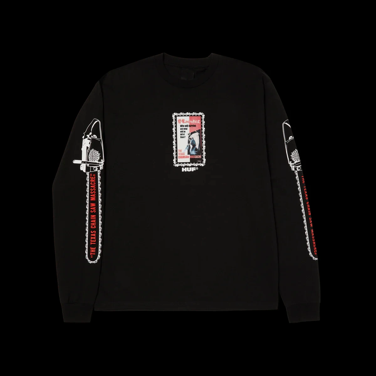 Trendy brands HUF x The Texas Chainsaw Massacre Dual Chain Long Sleeve T-Shirt