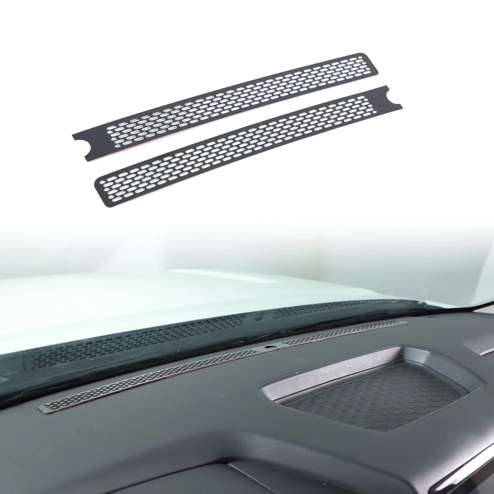 

Stainless Steel Dashboard Vent Blockage Prevention Mesh Cover for Nissan Frontier 2022-2024 Automotive Interior Accessories