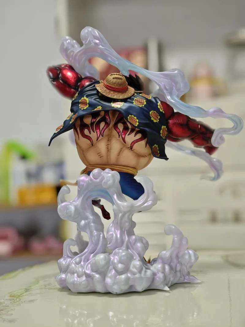 40 CM One Piece Anime Figur Unglaubliche 4 Gang JT Luffy Action Figur Statue Pvc Sammlung Modell Spielzeug Kinder Weihnachten geschenk