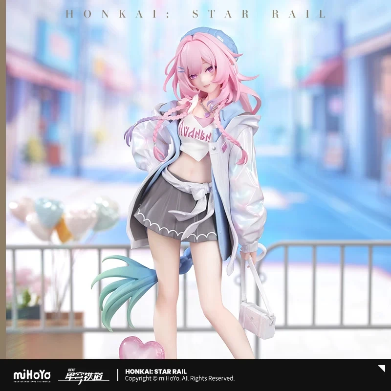 Figura Oficial de Cyrene de miHoYo Honkai: Star Rail, Mercancía Auténtica del Anime, Escala 1/8, Versión “Happy Holidays” Regalo