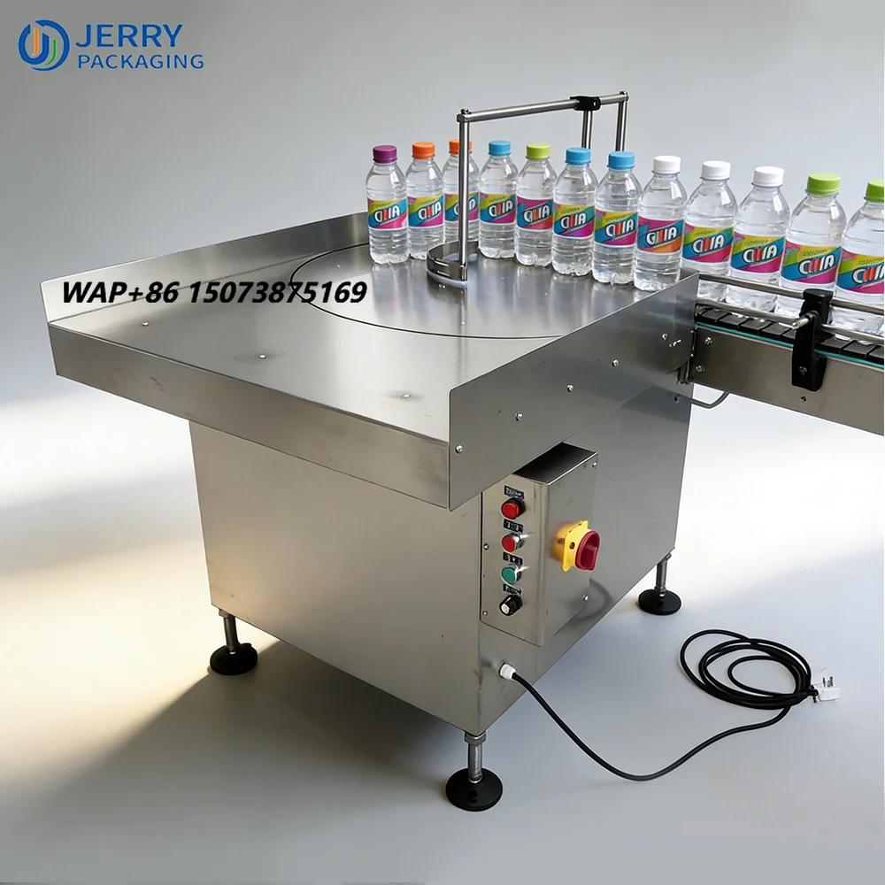 Automatic High Speed 304 Stainless-steel PET Plastic Glass Reversible Rotation Round Bottle Feeder Machine