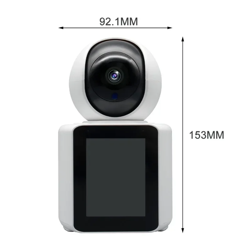 

With display screen, two-way video call camera, care for the elderly and children, one-click call indoor monitoring