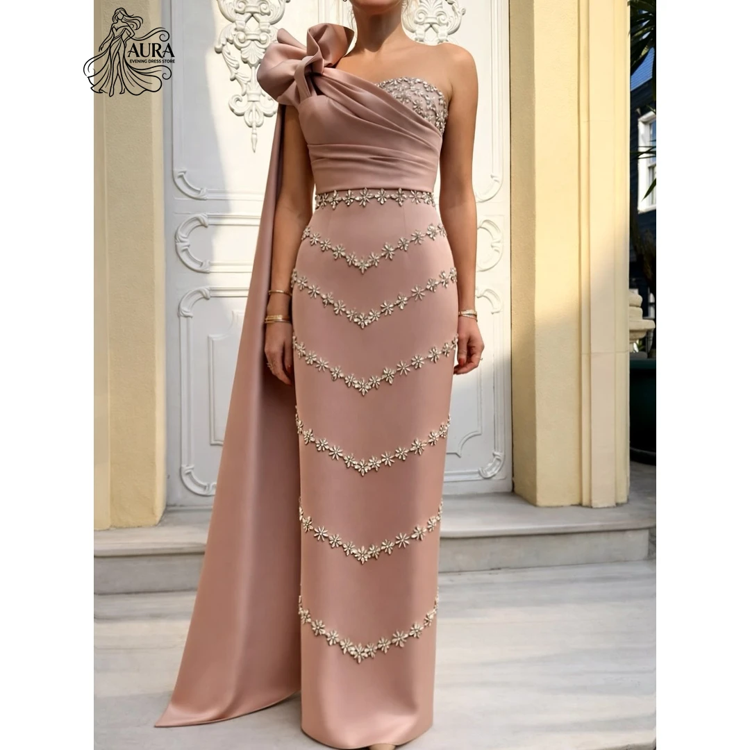 

Aura 3D Flowers Women's Evening Dresses for Special Occasions Custom Made Royal Blue Prom Dresses 2026 Luxury Prom Rhinestones