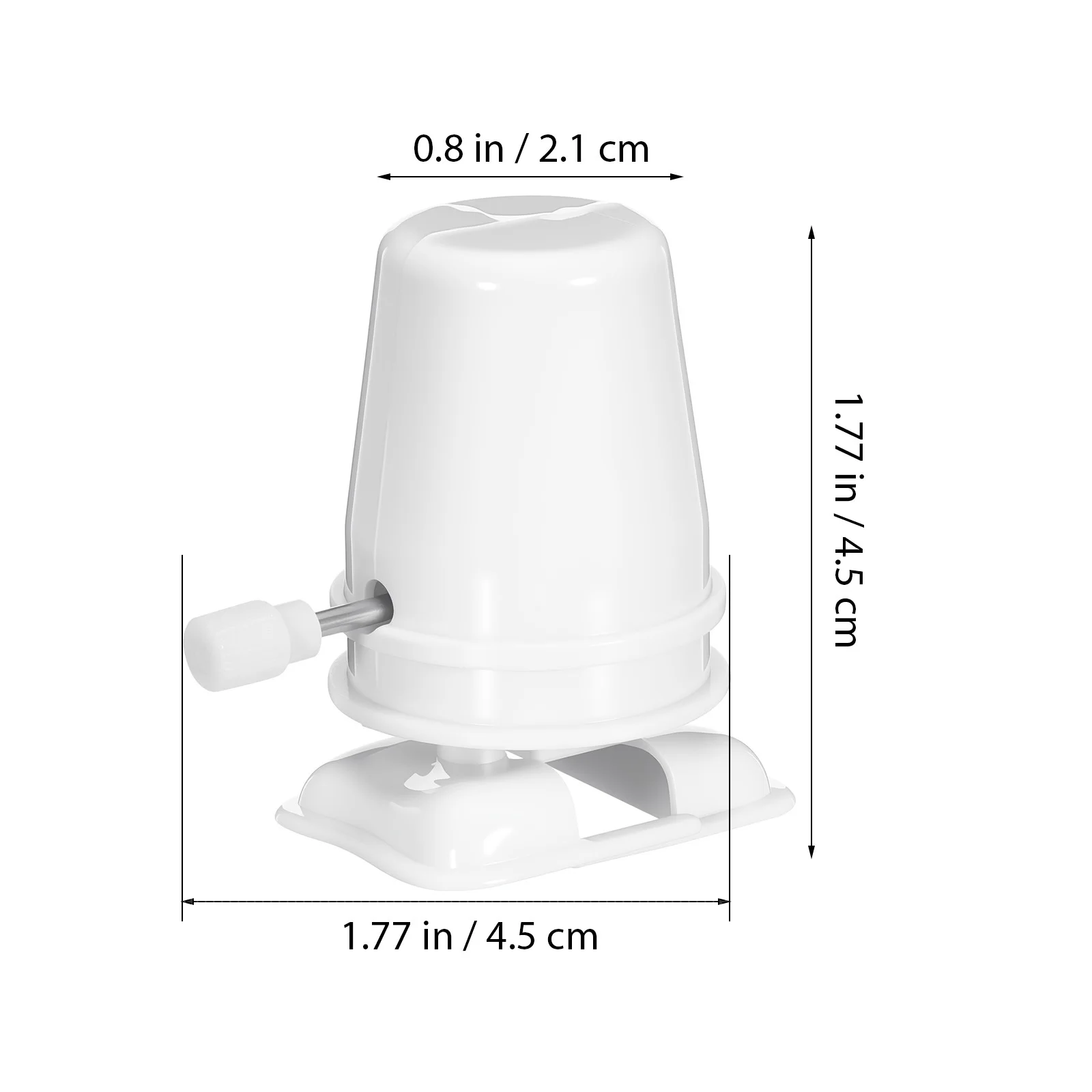 아바오담 6개입 시계태엽 로봇 장난감 바람으로 움직이는 동물 메커니즘 부품 부활절 공예 액세서리 화이트
