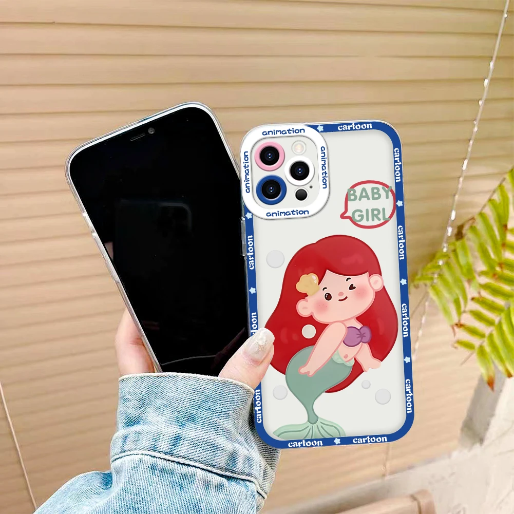 Cartoon Case Compatible For IPhone6 7 PLUS 11 12 13 14PRO X XR XSMAX Protective Cover Anti-Drop Anti-Dirty Soft Case Phone Cover