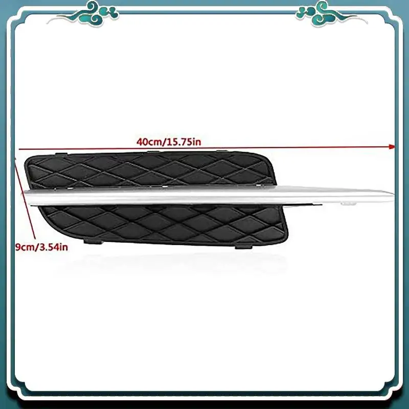 

Premium Car Front Bumper Lower Grille Cover & Chrome Trim For-BMW X5 E70 X6 E71 2007-2010 51117159593/51117168923