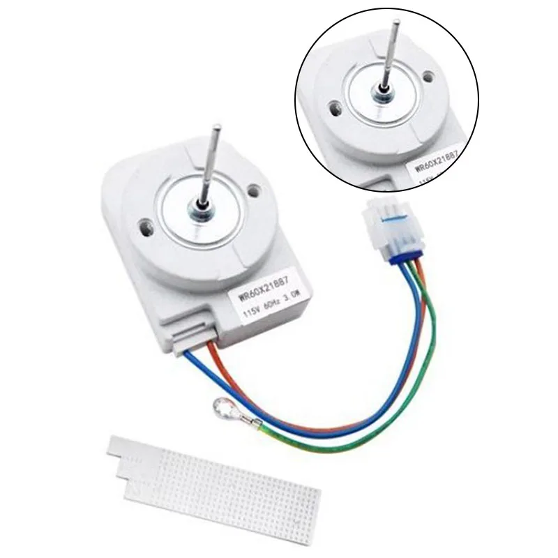 1PCS For Ge Cooling Appliance Evaporator Fan Motor WR60X21887 Replacement Part 115V Refrigerator Air Circulation System ﻿