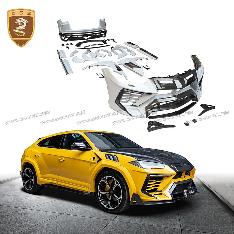 MSY Style Front Bumper Air Vent Cover For Lamborgini URUS Rear Truck Top Wing Spolier Exhaust Pipe Side Fender Spiltter Body Kit