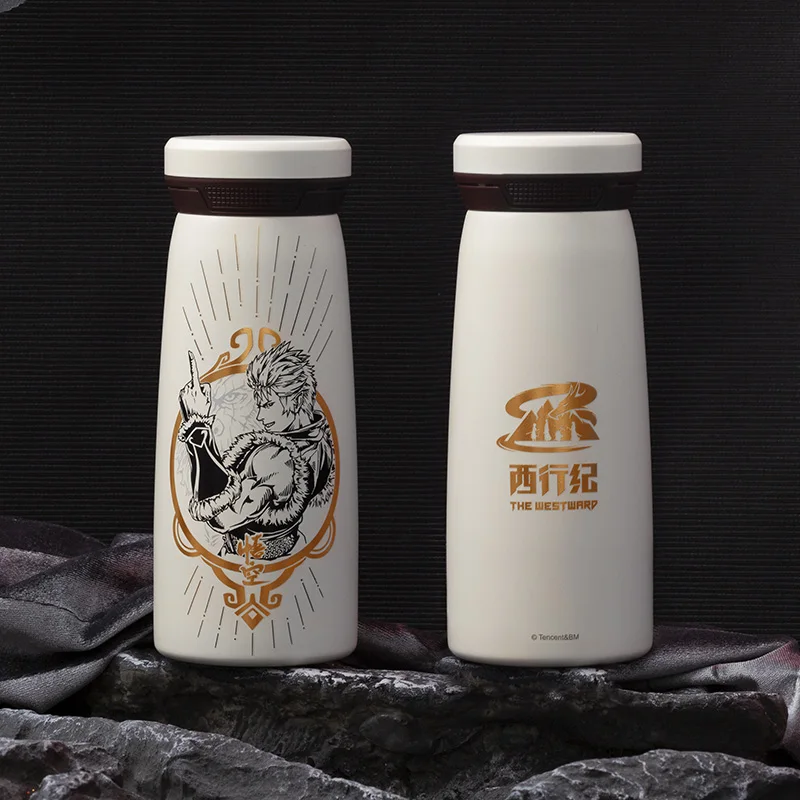 The Westward Journey To The West Xi Xing Ji Anime Wu Kong BLACK MYTH Cup Bottle Stainless Steel Action Figure Cosplay Gift