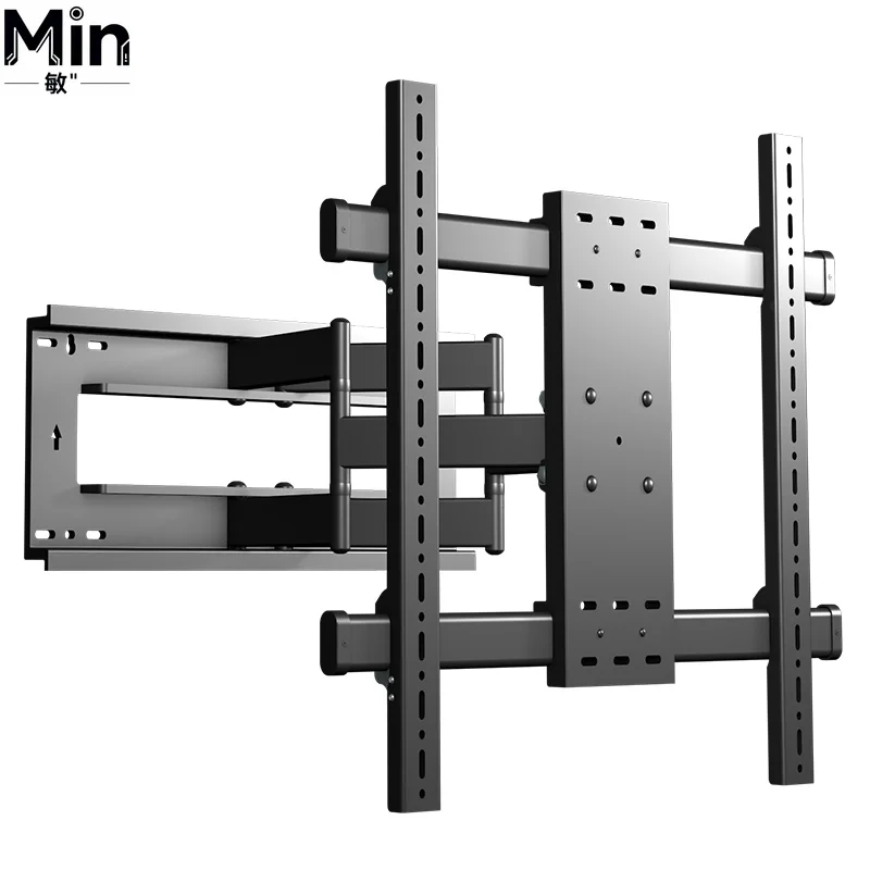 Full Motion Articulating 6 Long Arms Swivel TV Wall Mount Bracket for 55-110 Inch Max VESA 1000x600mm Heavy TV Frame