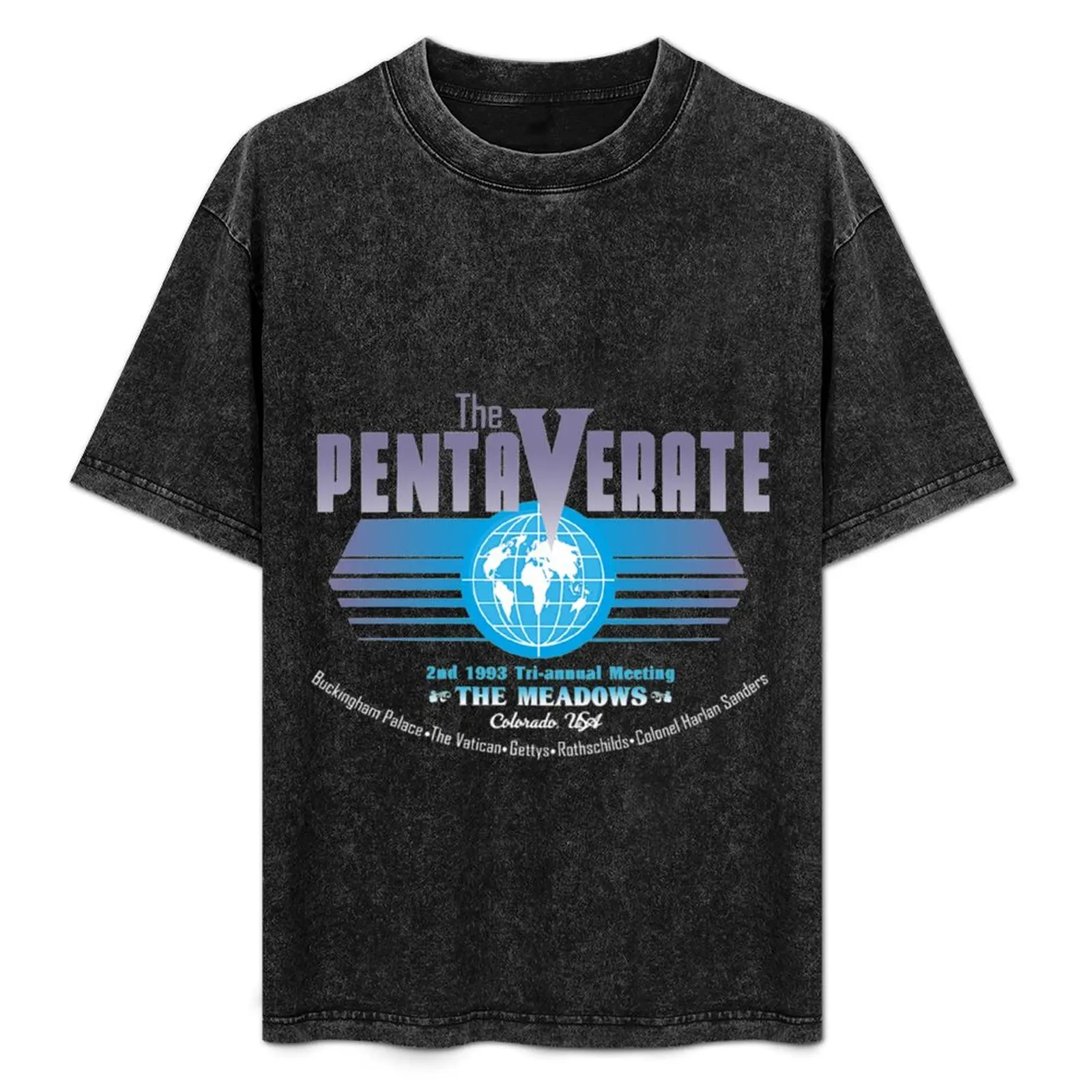 The Pentaverate T-Shirt street wear oversized cotton t shirt men