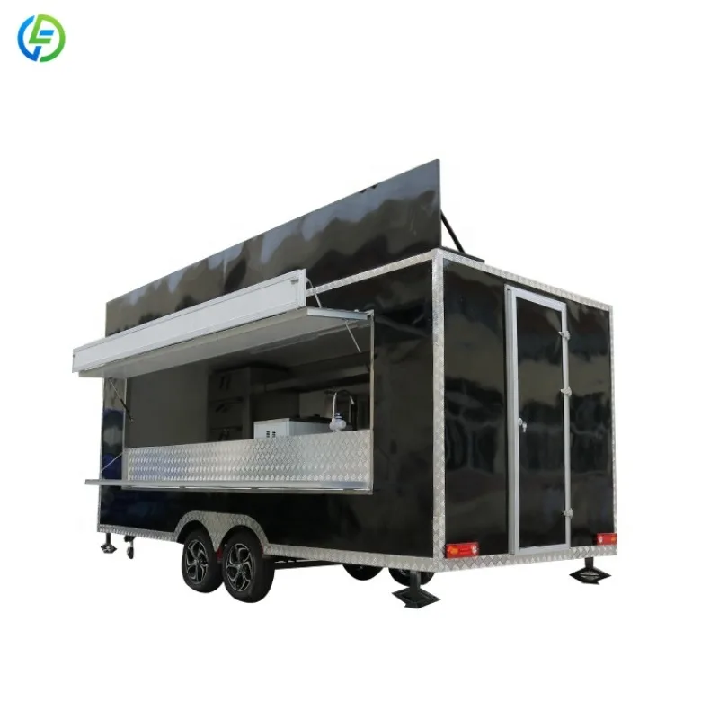 Customized High Quality Food Trucks And Customer Attraction Equipped With State of the Art Cooking Facilities