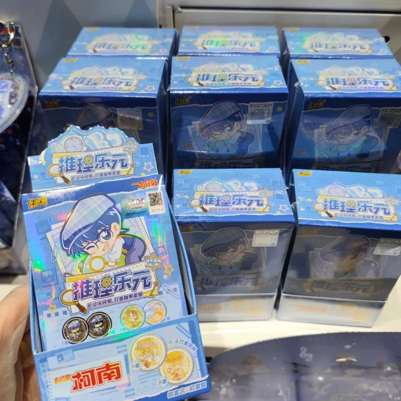 

Новый Оригинальный Двусторонний Значок-Бантик Kayou Detective Conan: Квест-Загадка, Аутентичный Коллекционный Аниме-Бейдж, Подарок на День Рождения