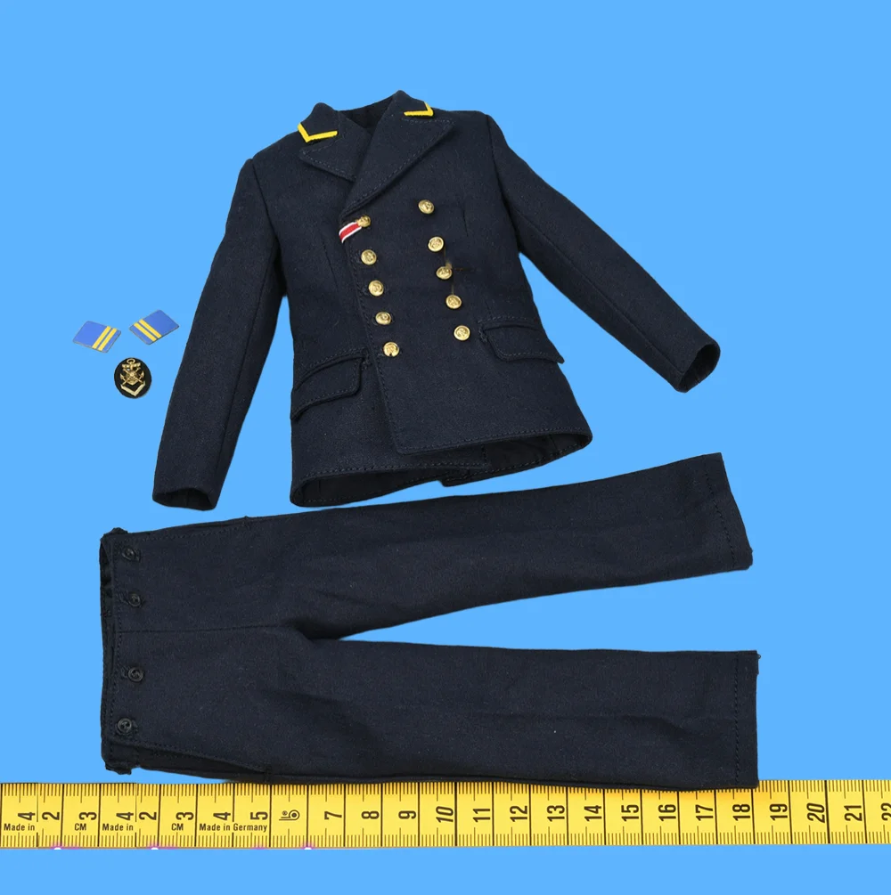 

1/6 DID D80153 Sailor Boat Doll Action Dress Uniform Coat Pant With Medals Not Real For 12" DAM DID Body Doll Figure DIY