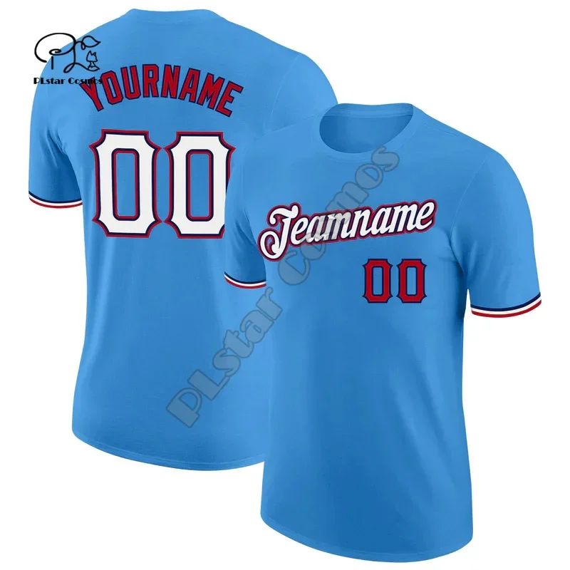 Custom Name Team Suits Player Sportswear Colorful Polyester 3DPrint Harajuku Summer O-Neck Tops Casual Short Sleeves T-Shirts 3X
