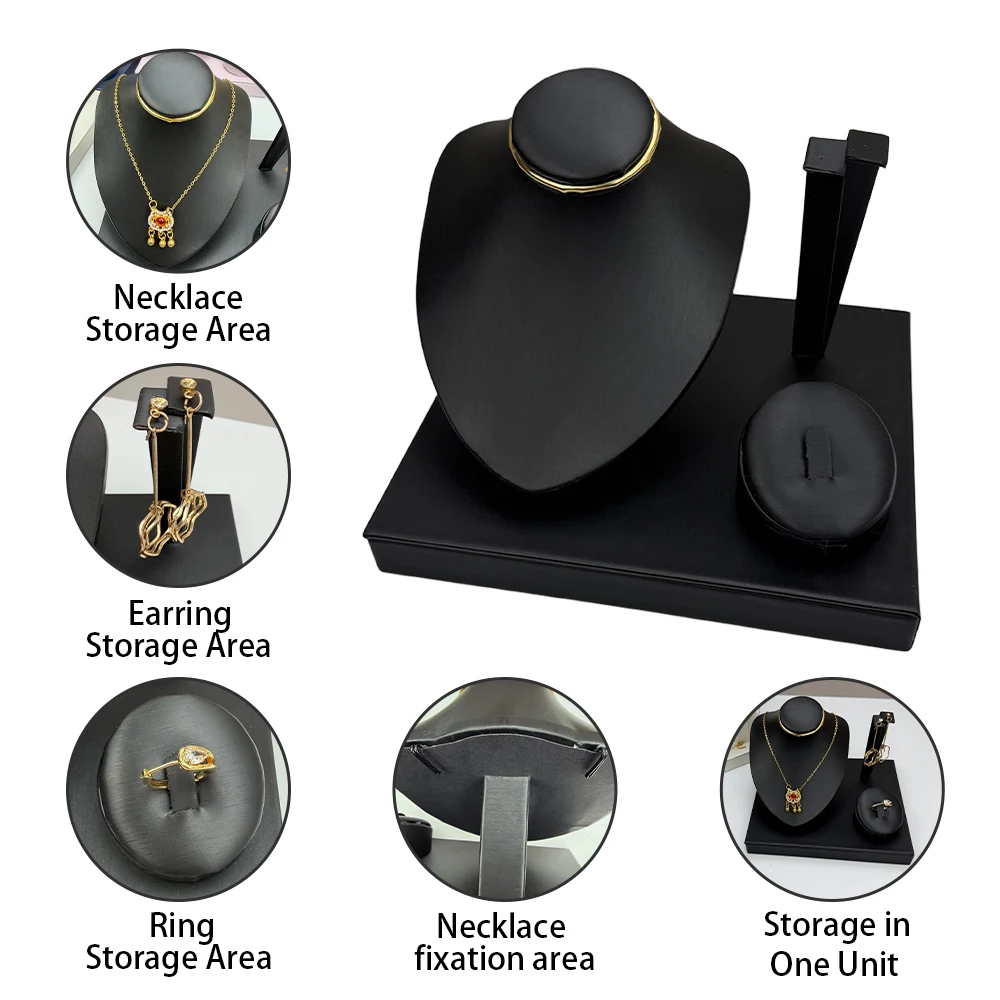 Three-In-One Jewelry Storage Rack, a Display and Storage Stand for Necklaces, Earrings, Rings, Etc Jewelry, and a Jewelry Store