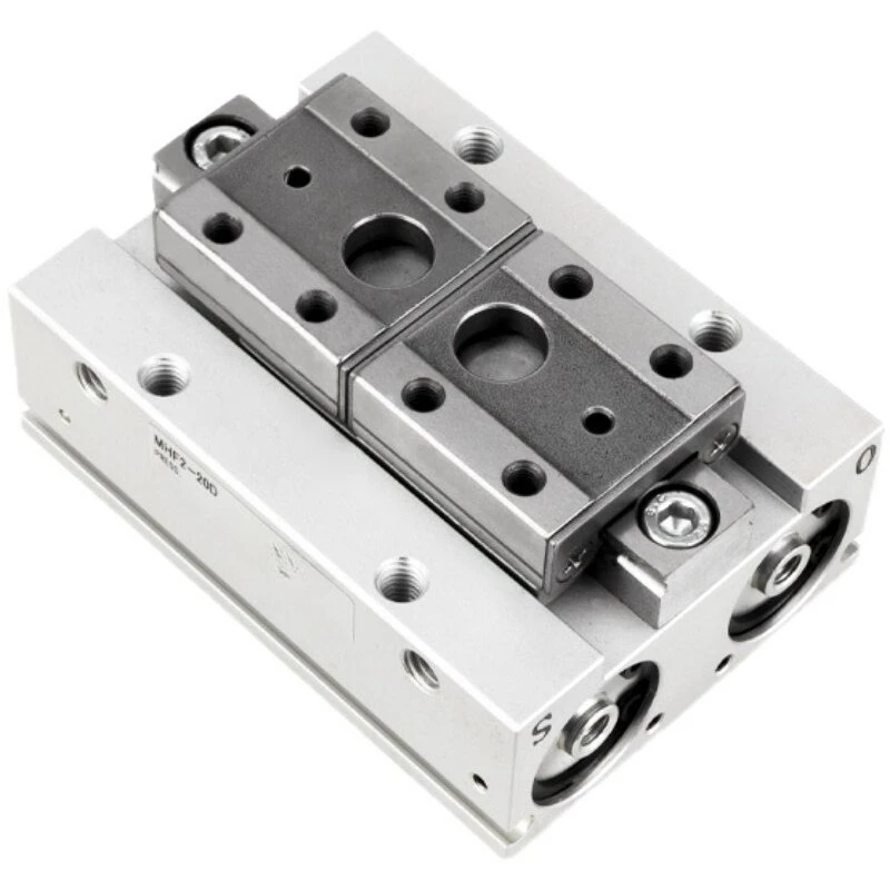 For Pneumatic Finger Cylinder MHF2-12D1 Thin Air Claw Parallel Guide Slide Table MHF2-8D/12D
