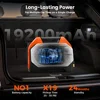 ETENWOLF VORTEX S6 휴대용 공기 압축기 100% 듀티 사이클 및 듀얼 실린더 19200 mAh 자동차 타이어 팽창기 자전거 펌프 공기 펌프 5