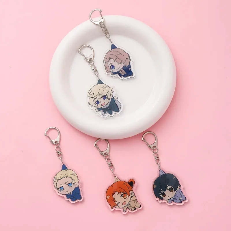 Anime Axis Powers Hetalia Acrylic keychain accessaries Cartoon Funny Bag Pendant Cute Charm Car Keyring Friends Fans Gifts