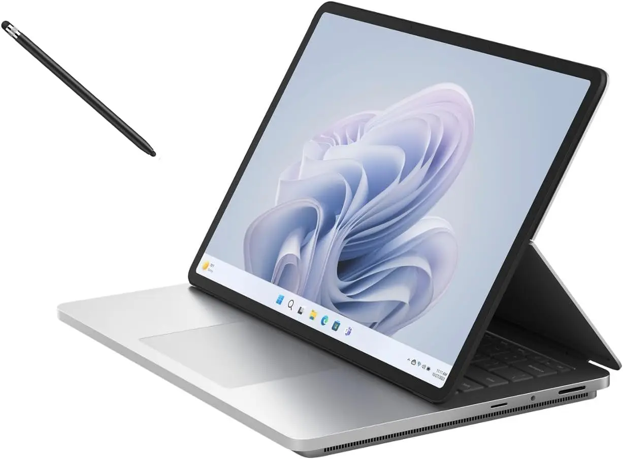 

Microsoft Surface Laptop Studio 2 14.4 с сенсорным экраном, Intel Core i7, RTX 4050, 16 ГБ ОЗУ, 512 ГБ SSD, Windows 11, цвет Platinum, со стилусом
