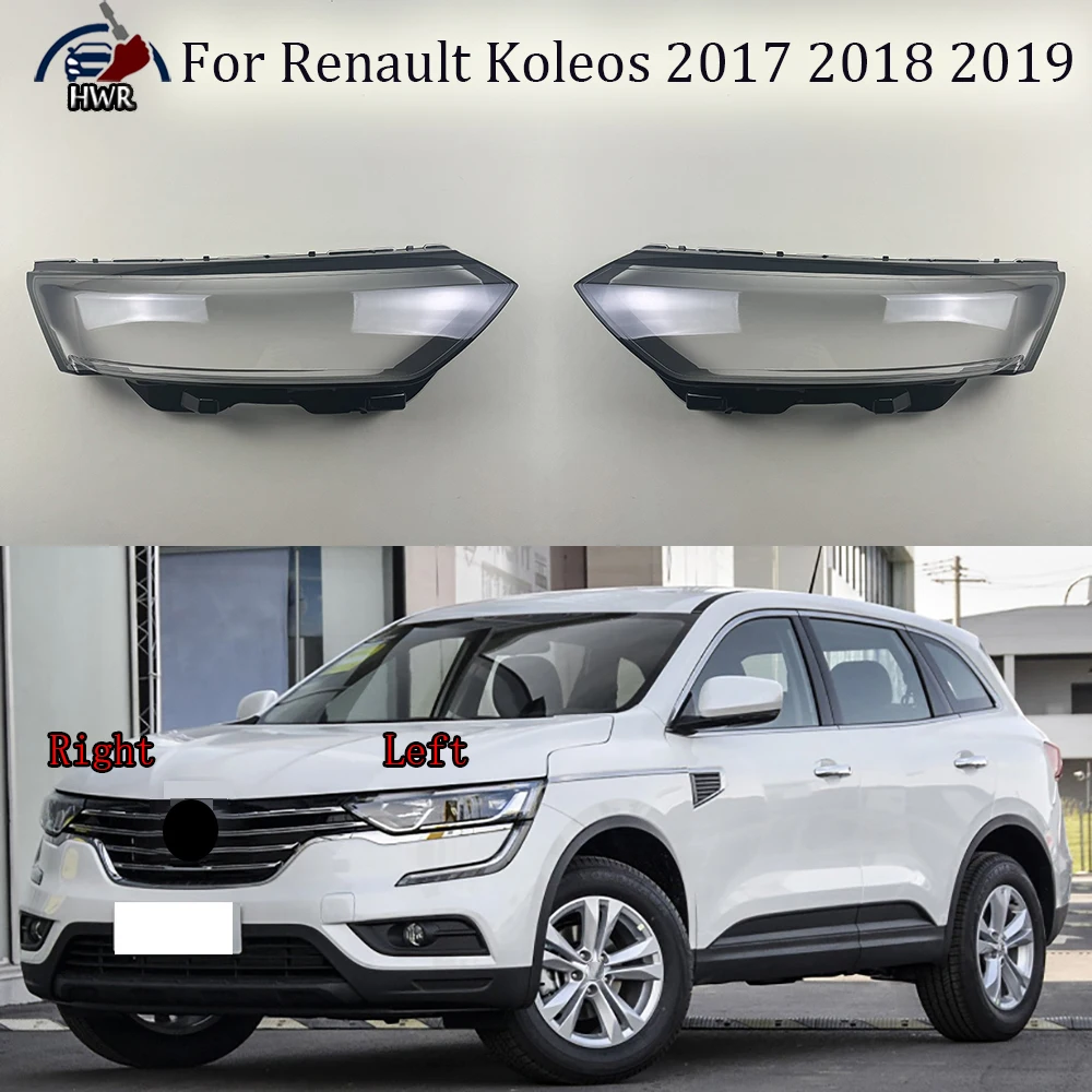 

Headlamp Cover Transparent Shade Lamp Headlight Shell Lens Plexiglass Auto Replacement Parts For Renault Koleos 2017 2018 2019