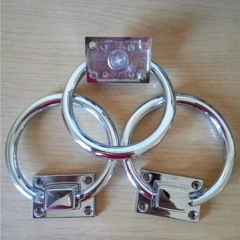 1 stuks ring deurklopper deurklopper ring stoelknoppen chroom handvat voor stoel Gouden trekring