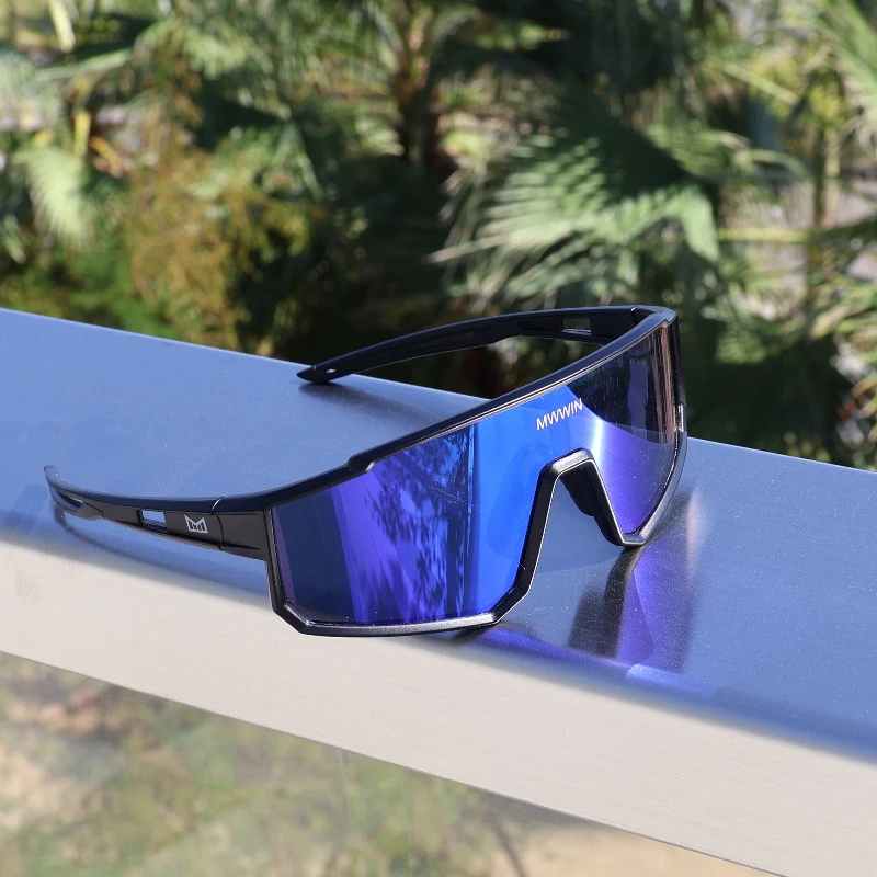 MWWINNeue Fahrradbrille Sportbrille Sonnenbrille Männer und Frauen Wanderbrille Fahrrad Mountainbike UV400 Outdoor-Brille