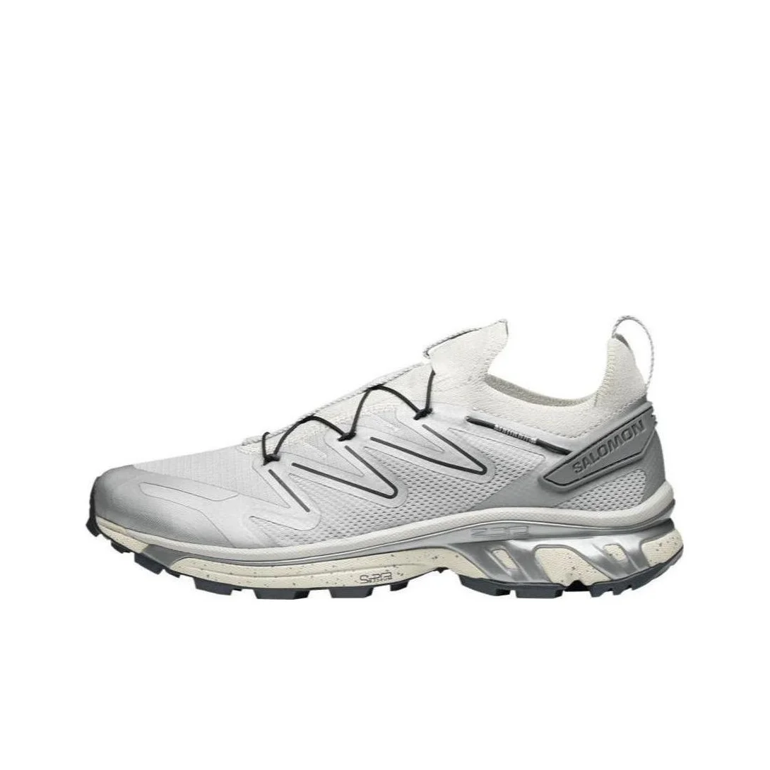 SALOMON XT Rush Slip Resistant Lightweight Non slip Lightweight Low top Outdoor Shoes Men's Silver White L47332000