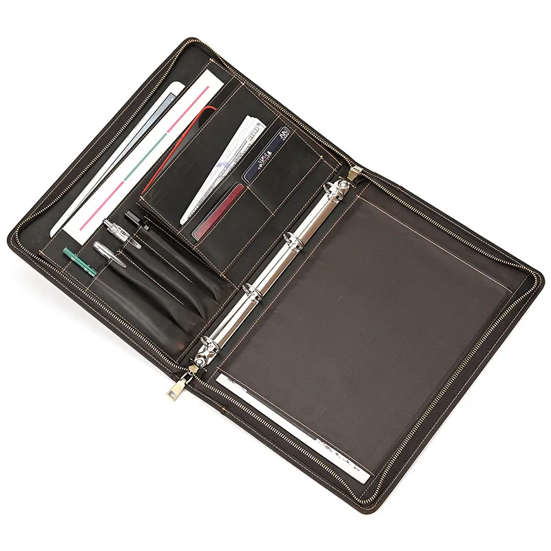 Valigette da uomo per pendolari Borsa semplice per il tempo libero Valigette di moda Borse in pelle multifunzionali Porte-documents MHGWB