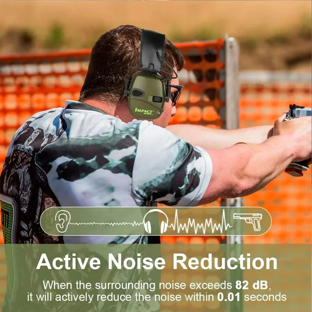 NEW Electronic Shooting Tactical Headset Ear Protection Anti-noise Headset for Hunting Ear Defender Sound Amplification(HL/WK) image 6