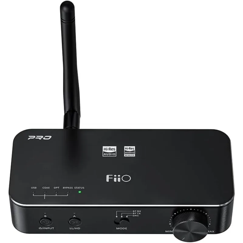 Ricevitore Bluetooth Trasmettitore portatile Stereo Wireless ad alta risoluzione aptX/LDAC DSD256 Ottico/Coassiale/Line-Out