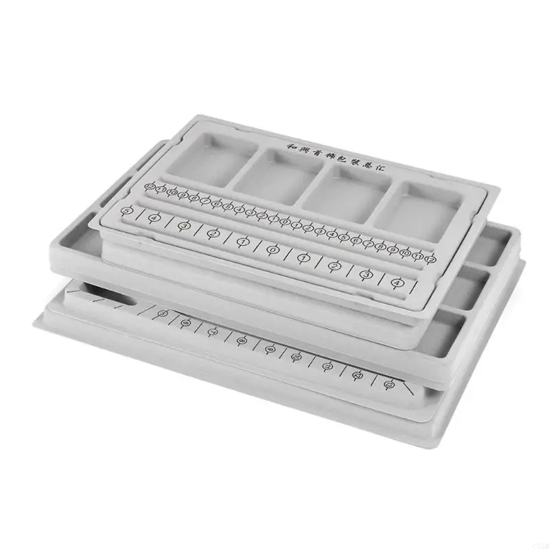  Space Saving Jewelry Crafting Tool With Grooves For Precise Bead Positioning