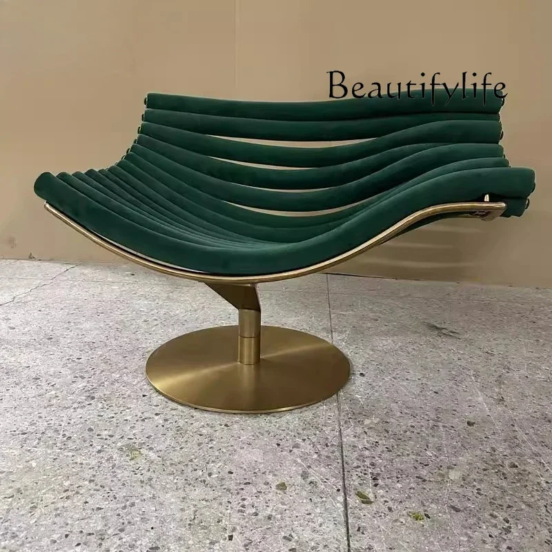 

X Creative Art Bedroom Chair Light Luxury Sales Office Lobby Home Designer Club Bunting Metal Chair Villa Model Room