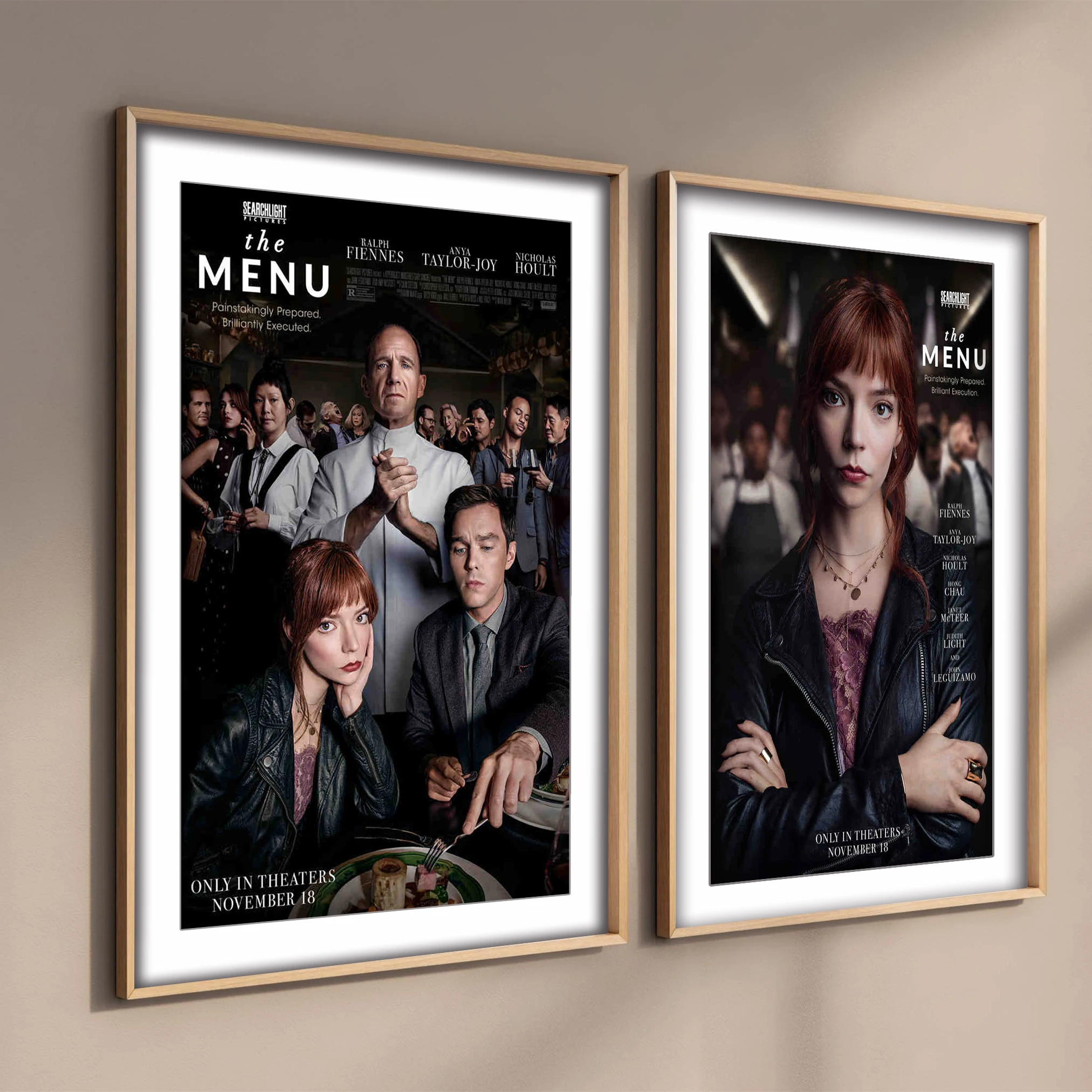 2022 The Menu Suspenseful Horror Movie Print Poster Painting For Wall Art Living Room Decor Home Decoration Posters Pictures