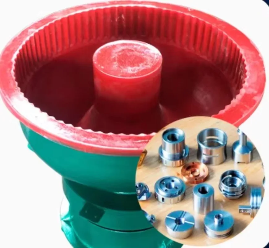 【Best-selling】Stainless Steel Barrel Vibro Tumbler Bowl Shape Surface Metal Deburring Vibration Polishing Vibrator Vibratory Fin