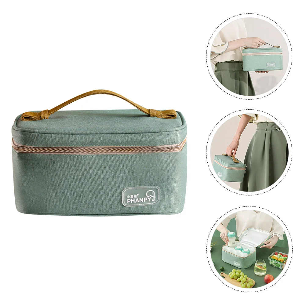

Breast Milk Fresh Keeping Bag Three-Layer Insulated Durable Portable Baby Bottle Storage Organizer Large Opening Breast Milk