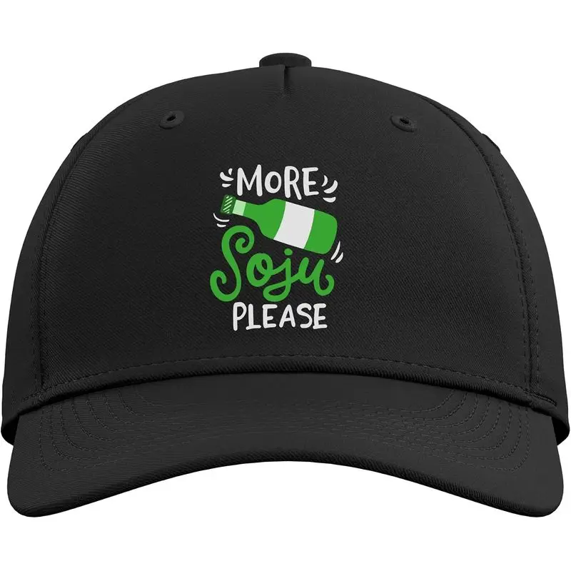 Funny Soju Korean Drinking Quote Korean Bar Party Nightlife Adjustable Baseball Hat