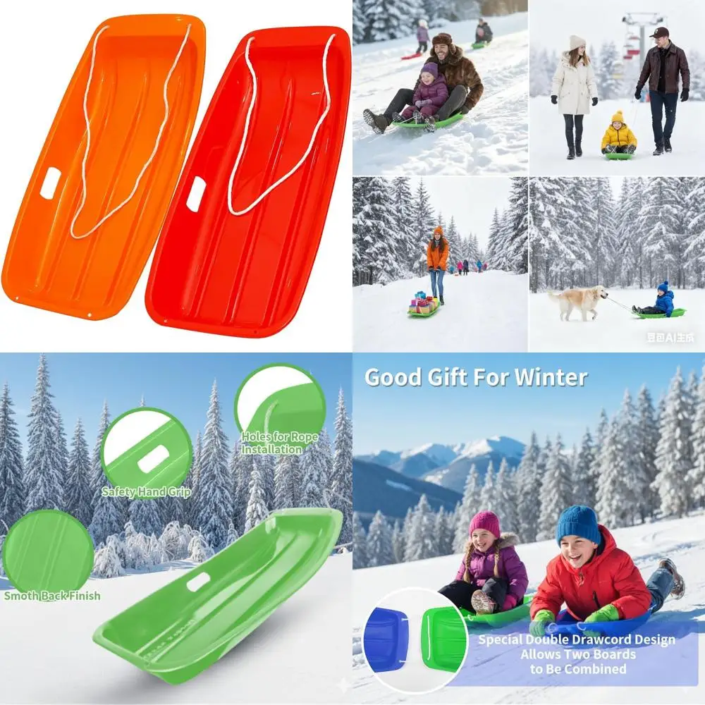 

Всесезонные двойные сани 35 с усиленным каркасом для допуск весом: идеально подходят для снега, пляжа и парков.