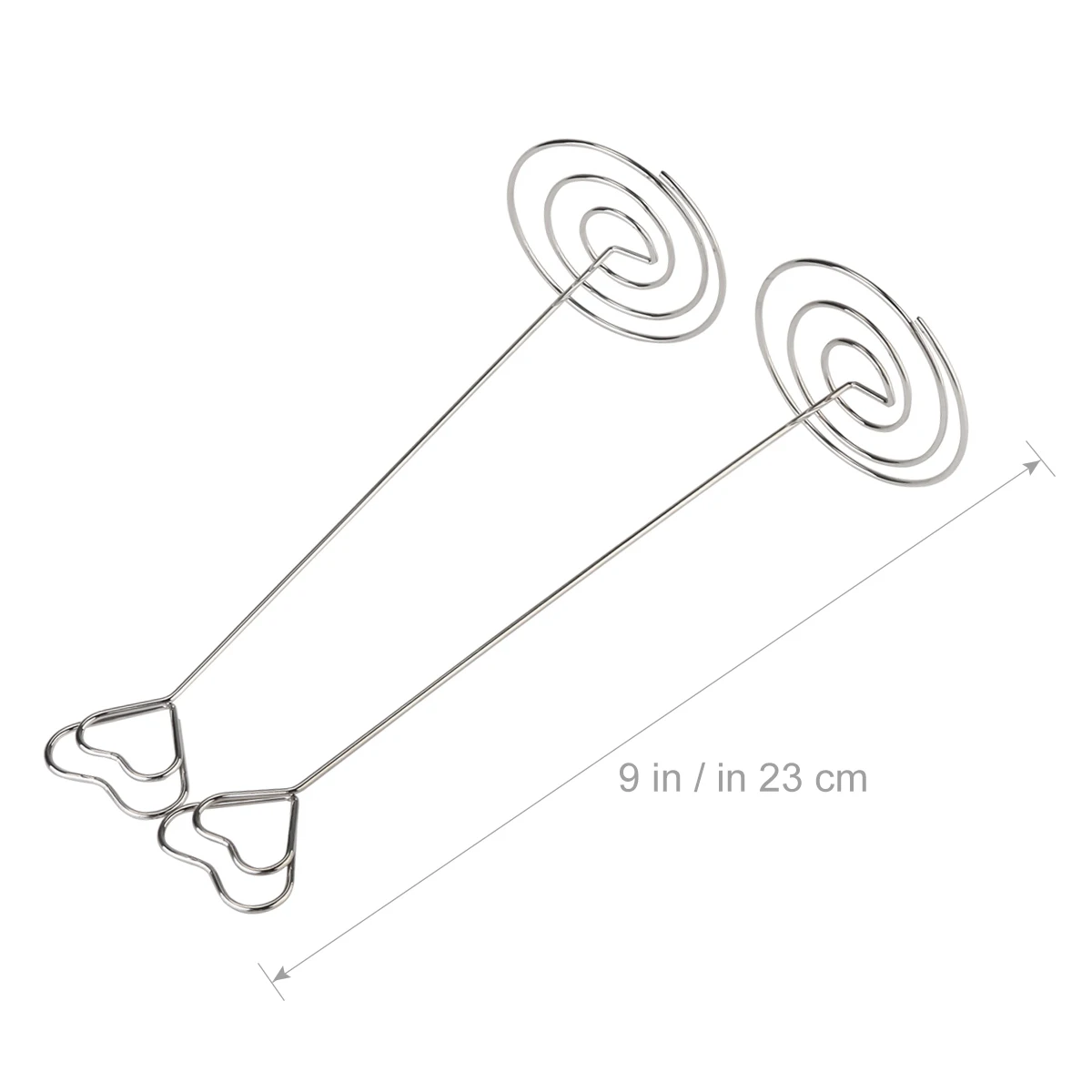 

6pcs Heart Shaped Card Holders Wedding Table Numbers Decoration Photo Clips Note Memo Stand Display Desk Organizers