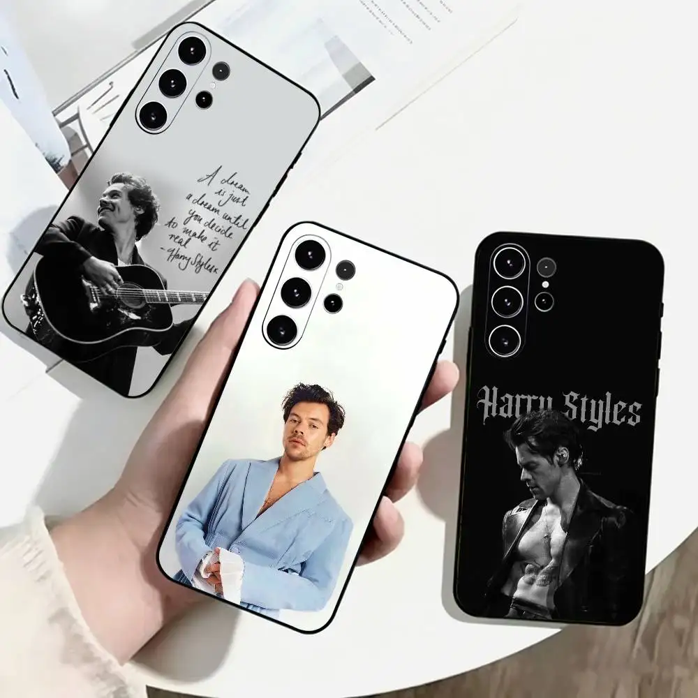 Harry Styles Adore You Phone Case Black Silicone Soft For Samsung S25,S24,S21,S22,S23,S30,Ultra,S20,Plus,Fe,Lite