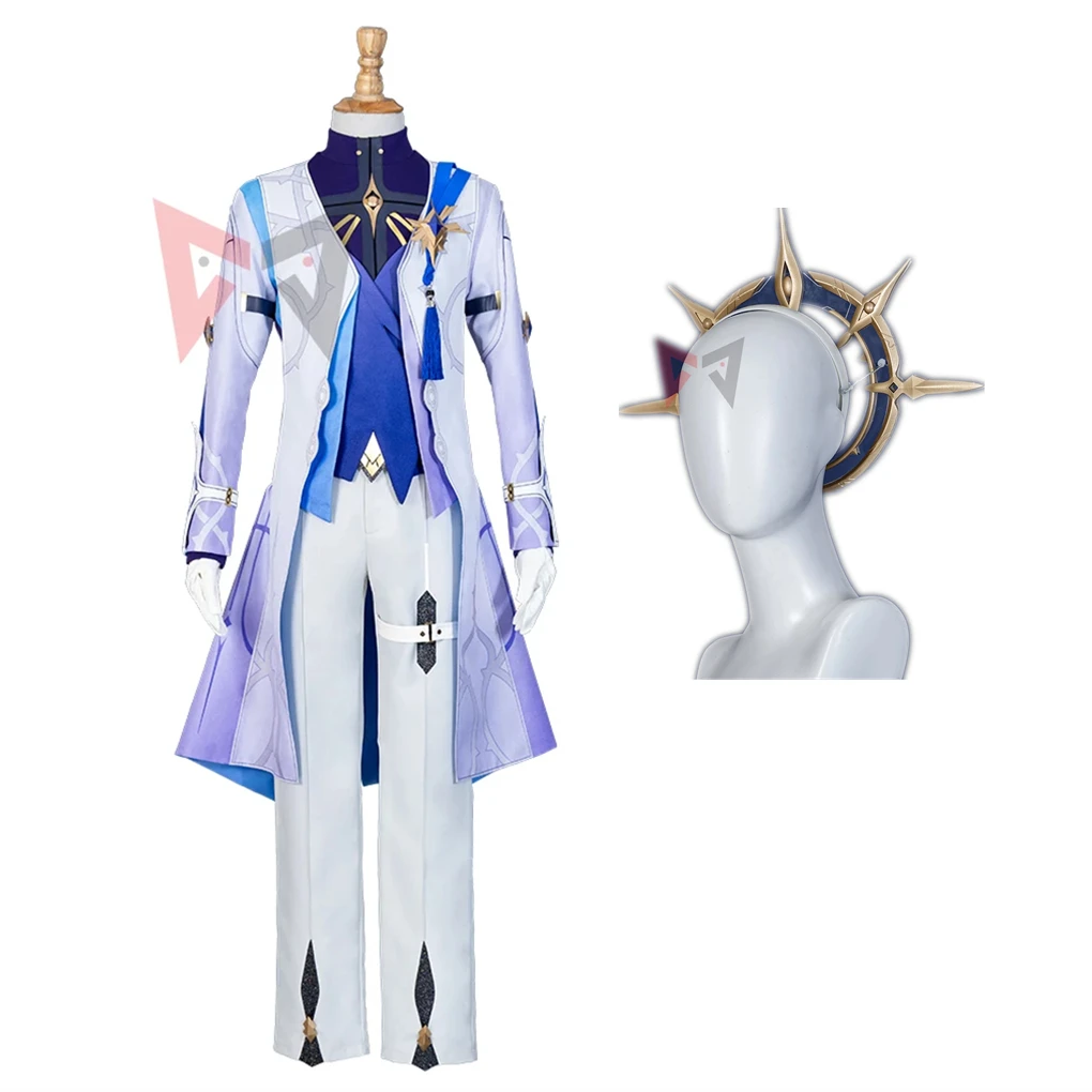 New Honkai: Star Rail Sunday Cosplay Costume White Coat Pants Shirt For Game Party Custom Made