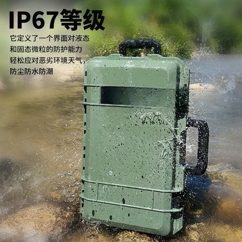 SMRITI Dark Night Green Series Protective Case Portable Equipment Safety Hardware Tools Photography Trolley Case IP67 Waterproof - Image 3