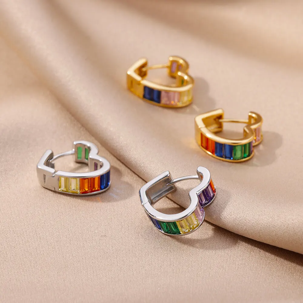 316L Edelstahl Stern Ohrringe Für Frauen Gold Farbe Geometrische Stern Hoop Ohrring Mädchen Schmuck Hypoallergen Zubehör – Detail 4