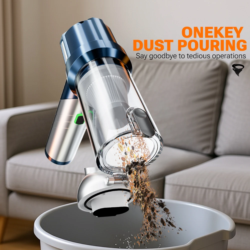 SZUK Mini Vacuum Cleaner C013 NEW Portable Foldable Car Vacuum Cleaner 6000mAh Powerful Handheld Wireless Vacuum Cleaner for Car