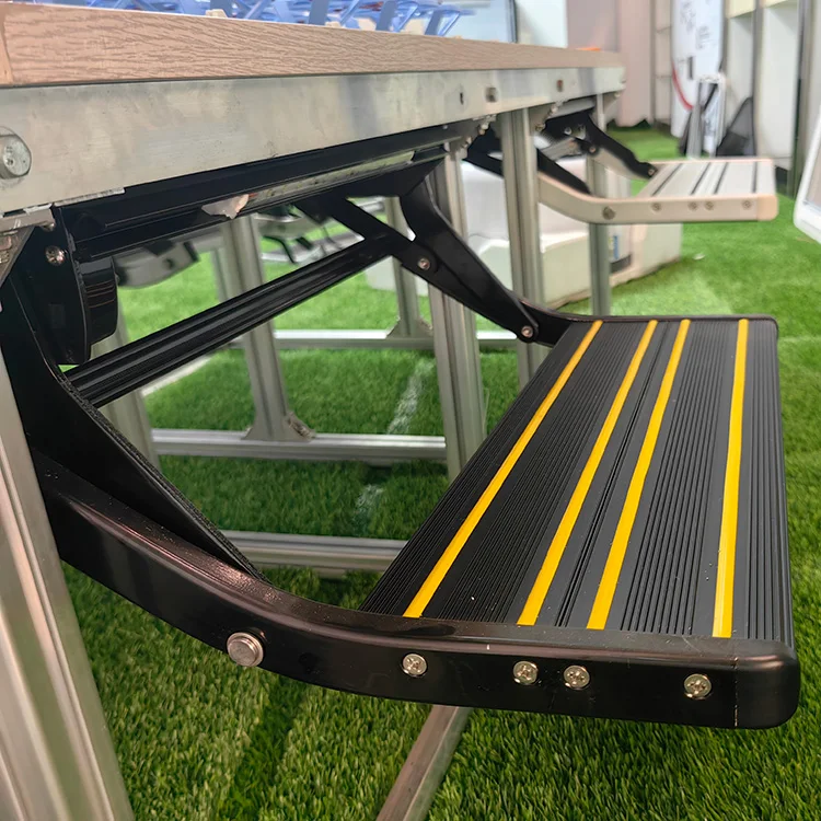 

Самая продаваемая складная ступенька для автофургона, электрическая одиночная ступенька для прицепа, высокопрочная ступенька из алюминиевого сплава для кемпинга из Китая