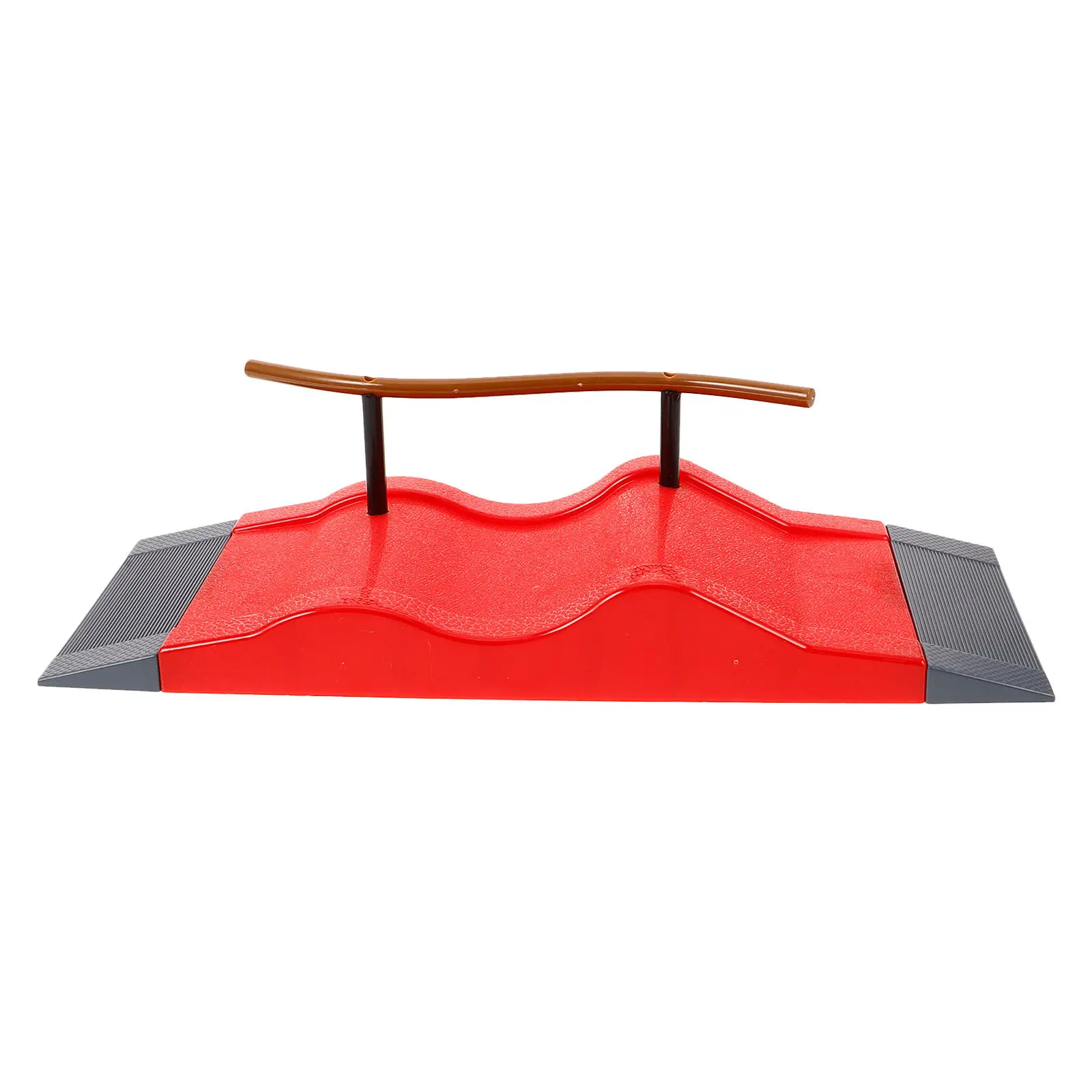 Fingerboard Skatepark Obstacle Ramp Mini Skate Platform Plastic Skateboard Deck Finger Skate Accessories for Kids Adults