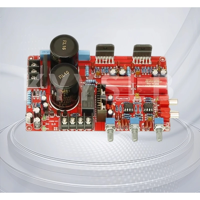 

KYYSLB LM3886TF 2*68 Вт 2,0 двухканальный аудиофильский HIFI мощный усилитель мощности с высоким басом