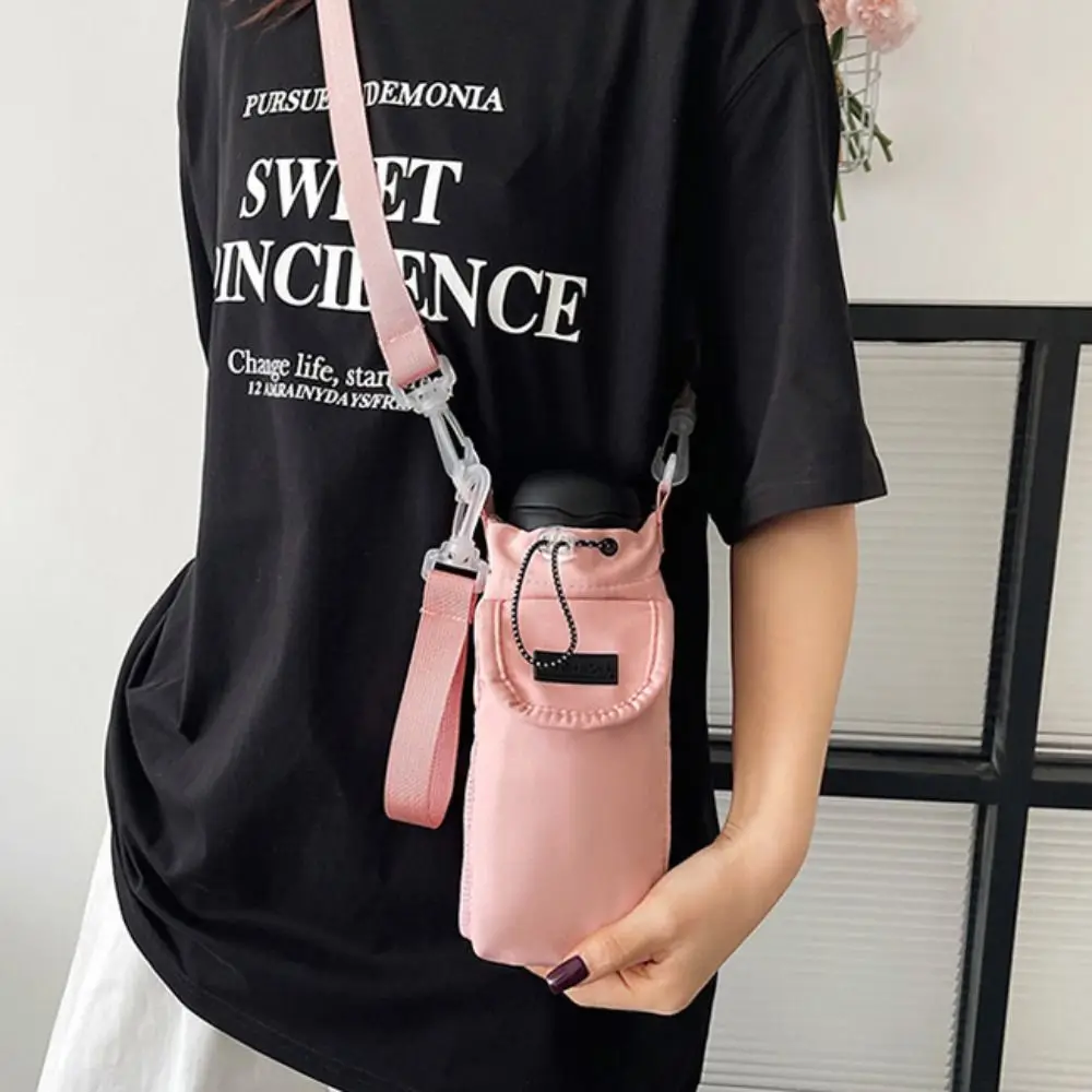 

Multi-functional Water Bottle Carrier Bag Waterproof with Phone Pocket Crossbody Water Bottle Purse Shoulder Strap